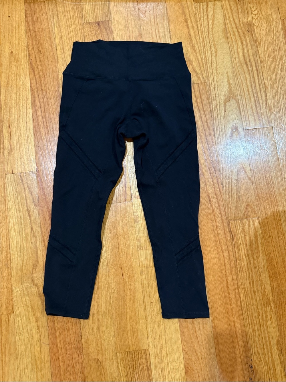 Alo Yoga High-Waist Seamless Moto Crop 21" Leggings Black M - Picture 3 of 8